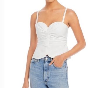 A.L.C gathered white top